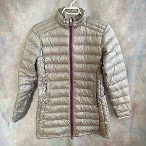 GOLITE  Brand Silver Winter Coat 800 Goose Down